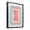 Stupell Industries Do It For The Plot Framed Print Under Glass, design by Emily Dumas